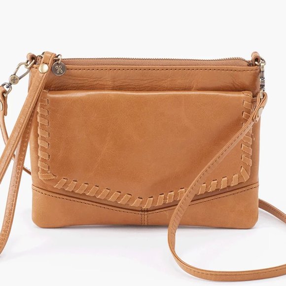NWT New Hobo Stroll Convertible Crossbody Honey Retired Rare